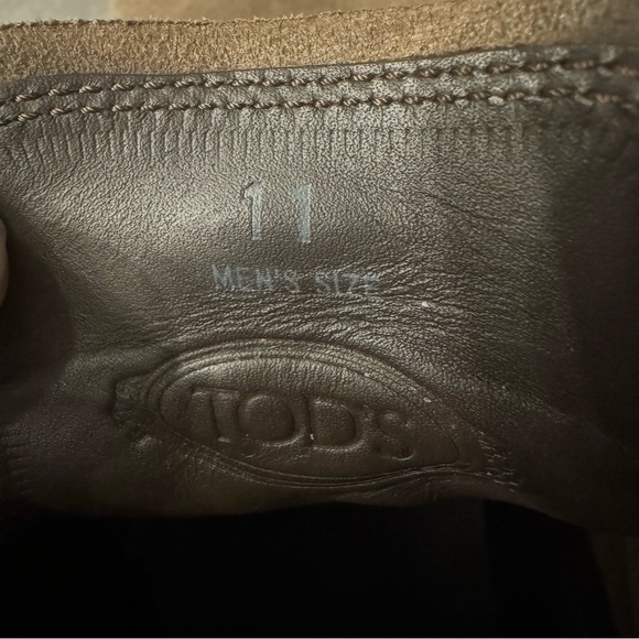 TOD’S Suede Peat Desert Ankle Boots Rubber Soles Lace Up Casual Luxury Heritage main image 12